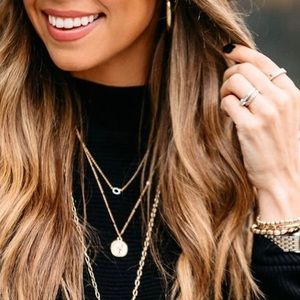 RACHEL ZOE + Andrea Fohrman diamond necklace